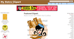 Desktop Screenshot of myretroclipart.com